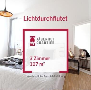 Foto - Große 3-Zimmer-Wohnung im Neubau Jägerhofquartier