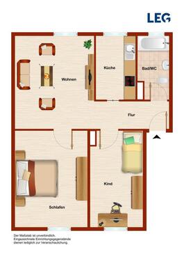 Foto - 3 Zimmer Etagenwohnung zur Miete in Hamm