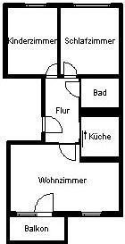 Foto - 3 Zimmer Etagenwohnung zur Miete in Halle (Saale)