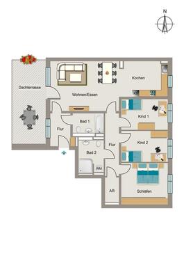Foto - 4 Zimmer Etagenwohnung zur Miete in Rheinbach