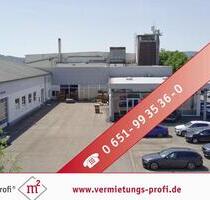 Trier-Euren: Moderne, barrierefreie Halle mit 310 m² – vielseitig nutzbar, große Fensterfront, Glasbüro & neuer moderner Gasheizung