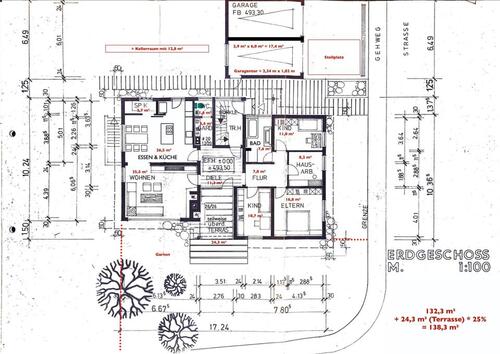 Foto - 5,5 Zimmer EG Wohnung mit großem Garten