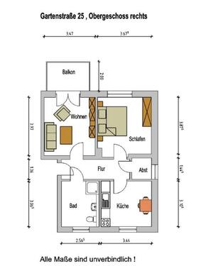 Foto - 2 Zimmer Etagenwohnung zur Miete in Neumünster
