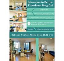 Großzügiger, heller Büroraum in Berlin-Prenzlauer Berg frei