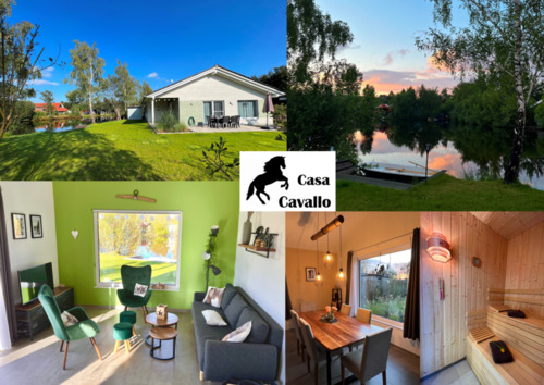 Foto - Ferienhaus-Oase am See (SaunaBoot) 1-6 P. Emsland- Herbstferien -Familien, Senioren, Paare - Natur, Auszeit, Rad fahren, Reiten, Ponyhof, mit Hund
