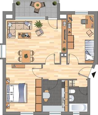 Foto - Etagenwohnung zur Miete in Celle