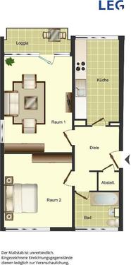 Foto - 2 Zimmer Etagenwohnung in Hamm