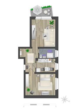 Foto - Etagenwohnung in Chemnitz zur Miete