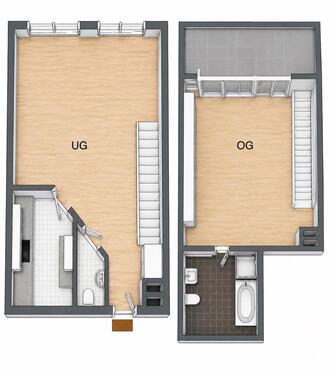 Foto - 67m² Maisonette 