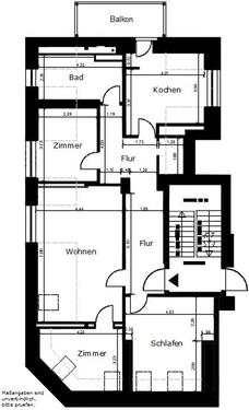 Foto - Etagenwohnung zur Miete in Nordhausen