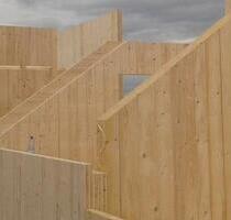 Rohbauhaus in Holzmassivbau zu verkaufen - Kitzingen