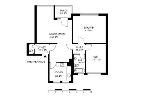 Foto - 3.5 Zimmer Etagenwohnung zur Miete in Oberhausen