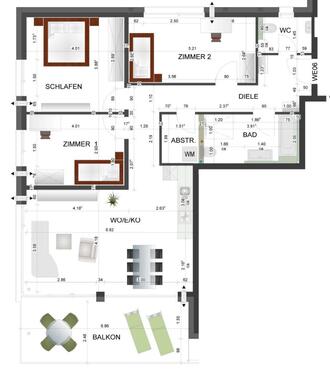 Foto - Mietwohnung in Horb-Talheim1260