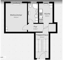 1-Raum Wohnung zu vermieten - 295,00&nbsp;EUR Kaltmiete, ca.&nbsp; 31,00&nbsp;m&sup2; in Ellrich (PLZ: 99755)