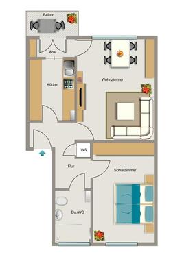 Foto - 2.5 Zimmer Etagenwohnung zur Miete in Gelsenkirchen