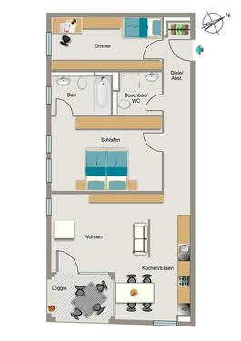 Foto - Etagenwohnung zur Miete in Essen