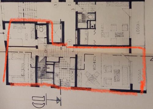 Foto - 3-Zi Whng. 79 qm STAUFEN Freiburg 1130 kalt 1480 warm