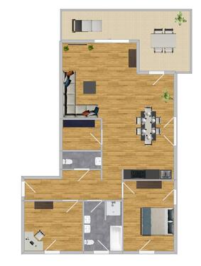 Foto - 3 Zimmer Etagenwohnung zur Miete in Minden