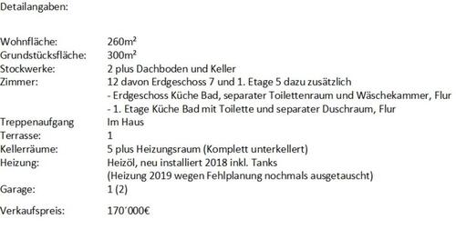 Foto - Einfamilienhaus in Rothenbuch zum Kaufen