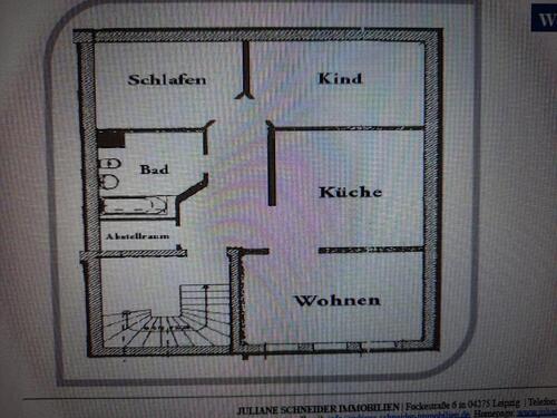 Foto - Etagenwohnung zur Miete in Borna