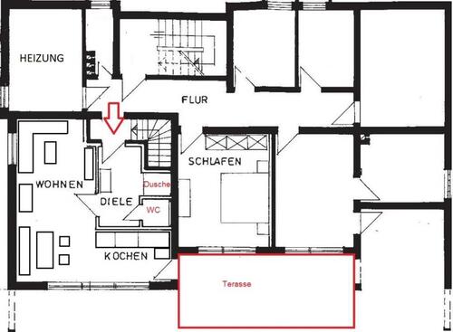 Foto - 2 Zimmer Etagenwohnung zur Miete in Gräfenberg