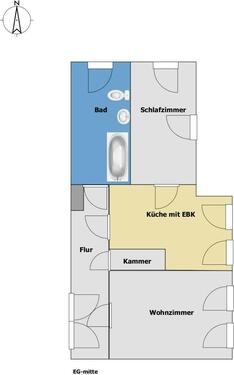 Foto - renovierte, schicke & helle Altbauwohnung mit Einbauküche in Dresden-Löbtau