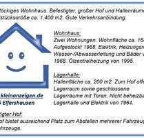 Elfershausen - Wohnhaus, großer befestigter Hof, Lagerhalle