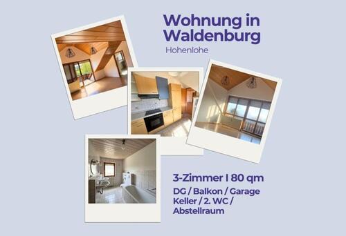Foto - 3-Zimmer Wohnung I Wohnen und Wohlfühlen in Waldenburg