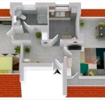 Eigentumswohnung mit Spitzboden, Kellerraum und kleinem Garten - Rüsselsheim am Main