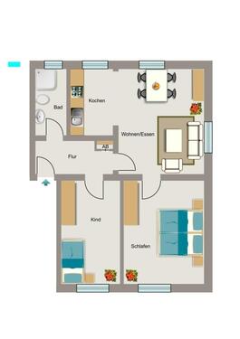 Foto - 3.5 Zimmer Erdgeschoßwohnung zur Miete in Lünen