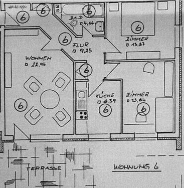 Foto - 3 Zimmer Erdgeschosswohnung mit Garten