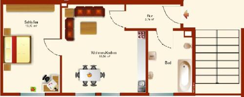 Foto - Etagenwohnung in Döbeln