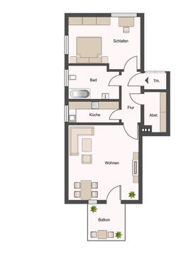 Foto - Etagenwohnung zur Miete in Schwarzenberg/Erzgebirge