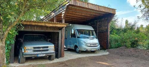 Foto - Carport 8mx5m für Wohnmobil,Wohnwagen,Motorboot usw.
