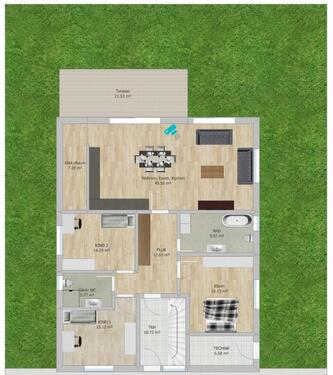 Foto - Etagenwohnung zur Miete in Friedberg (Hessen)