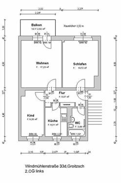 Foto - Etagenwohnung in Groitzsch zur Miete