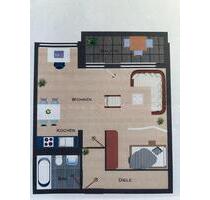 Appartement zur Zwischenmiete - 750,00&nbsp;EUR Kaltmiete, ca.&nbsp; 45,00&nbsp;m&sup2; in Münster (PLZ: 48151) Mitte-Süd