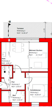 Foto - 2 Zimmer Erdgeschoßwohnung zur Miete in Ottersberg