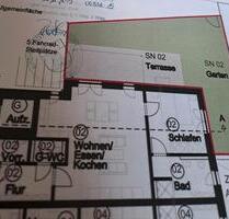 Moderne 2-Zimmer-Wohnung mit Terrasse und Garten - Laer