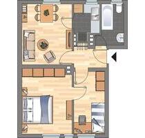 Demnächst frei! 2-Zimmer-Wohnung in Wilhelmshaven Fedderwardergroden