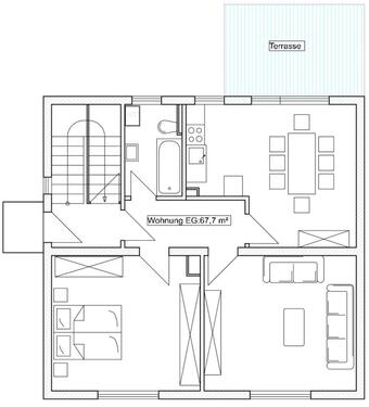 Foto - 3 Zimmer Etagenwohnung zur Miete in Mülheim-Kärlich