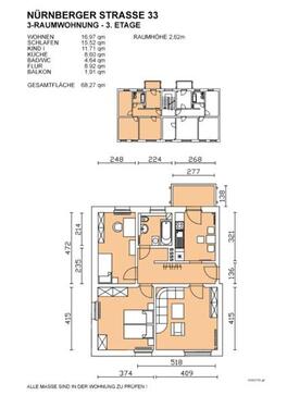 Foto - 3 Zimmer Etagenwohnung zur Miete in Dresden