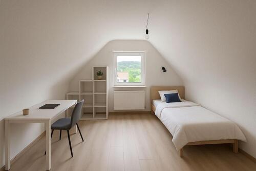 Foto - 1-Zimmer Dachgeschosswohnung mit kleiner Küche und Bad - Vaih