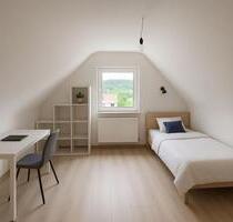 1-Zimmer Dachgeschosswohnung mit kleiner Küche und Bad - Vaih - Stuttgart Vaihingen