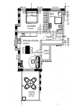 Foto - 2 Zimmer Terrassenwohnung zum Kaufen in Amberg