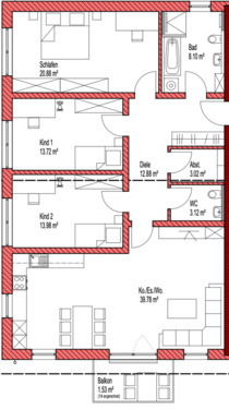 Foto - Etagenwohnung in Dingolfing zur Miete
