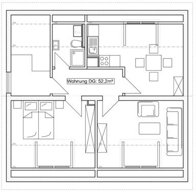 Foto - 3 Zimmer Dachgeschoßwohnung zur Miete in Mülheim-Kärlich