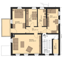 Moderne 3- Zimmerwohnung mit Balkon und Stellplatz in der Altstadt von Mühlhausen - Mühlhausen (Thüringen)