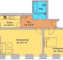 2-Zimmer-Wohnung mit EBK & riesigem Wohnzimmer - flexibel - Bendorf