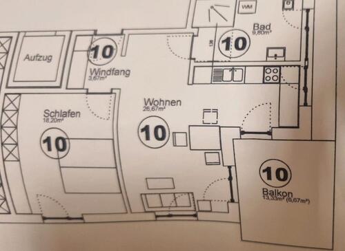 Foto - 2 Zimmer Etagenwohnung in Beratzhausen